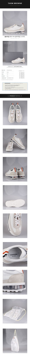 THOM BROWNE テック ランナー クリアソール スニーカー 05584 100 49862252 [P]