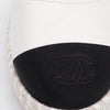CHANEL Espadrille Sandals with CC Logo Size 38 156516150 [P]