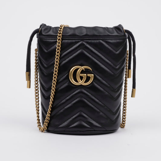 GUCCI Mini Bucket Bag Schwarz 156720454