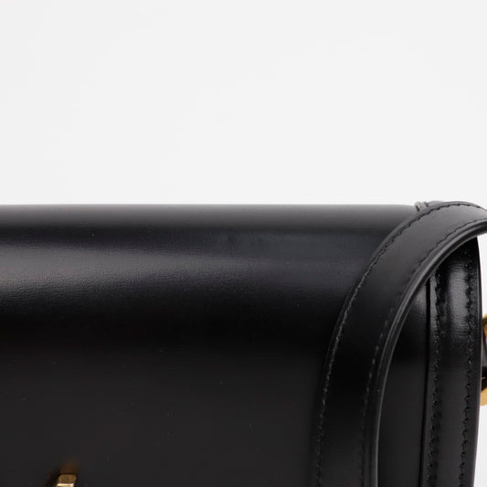 SAINT LAURENT Sophrino Medium Satchel Bag Schwarz mit Goldbeschlägen 155942426