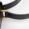 Saint Laurent Box Solferino Medium Satchel Bag Black Gold 155942426 [P]