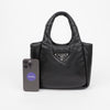 Prada Soft Padded Nappa Leather Tote Bag Black 156005359 [P]