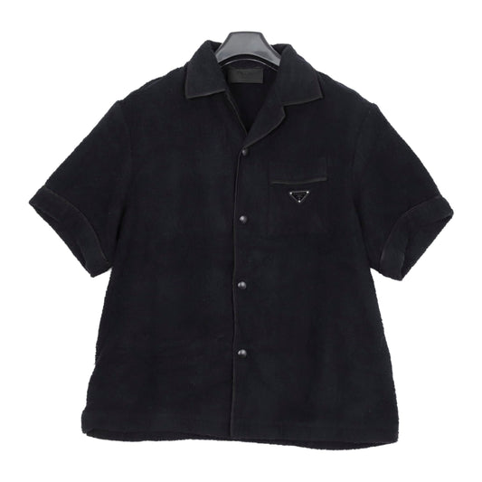 Prada Triangle Logo Terry Bowling Shirt L Size 156245552