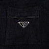PRADA 三角ロゴテリー ボウリングシャツ Lサイズ 156245552 [P]