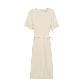 LEMAIRE Belted Ribbed T-shirt Dress 157027494