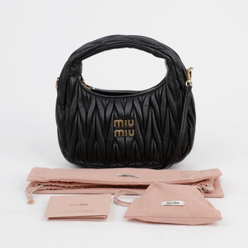 MIU MIU ホボバッグ ブラブラック 156165803
