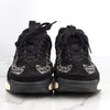CHANEL Mixed Fiber Suede Sneakers Black Khaki 38.5(255) 157118947 [P]