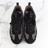 CHANEL Mixed Fiber Suede Sneakers Black Khaki 38.5(255) 157118947 [P]