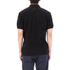 COMME DES GARCONS Polo-T-Shirt mit rotem Herz-Patch Schwarz 157119232 [P]