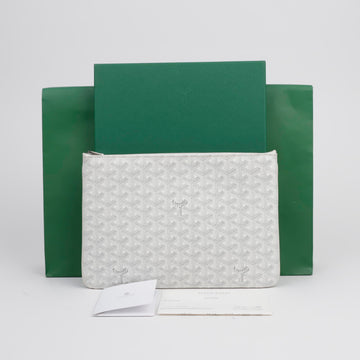 Goyard Sena MM Clutch White 156488477 [P]