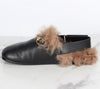 Gucci Men's Horsebit Fur Slippers 8.5 (275) 157119943 [P]