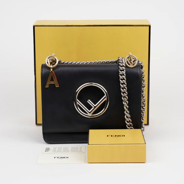 Fendi Small Can Eye F Shoulder Crossbody Bag Black 156509516 [P]