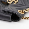 Gucci GG Marmont Mini Leather Shoulder Bag Black 156514583 [P]