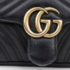 Gucci GG Marmont Mini Leather Shoulder Bag Black 156514583 [P]