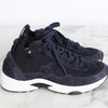 CHANEL Suede Knit Sneakers Navy 37(240) 157119973 [P]