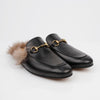Gucci Men's Princeton Black Fur Loafers 156693268 [P]