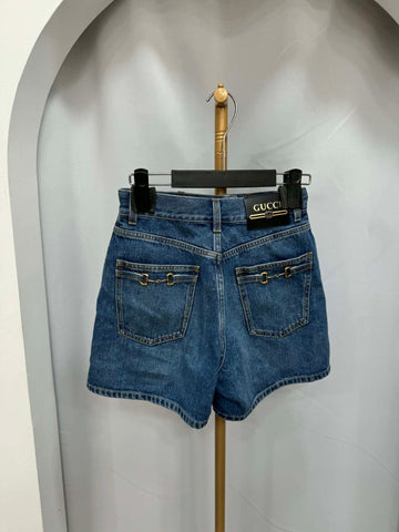 GUCCI Damen Denim Shorts Größe 24 157120008