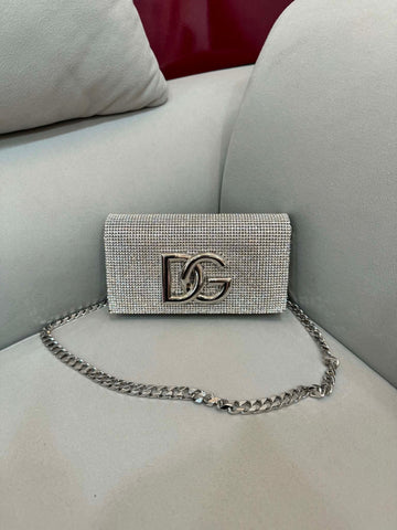 Dolce & Gabbana Crystal Crossbody Bag 157120485