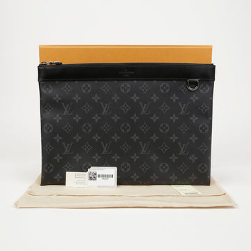 LOUIS VUITTON Monogram Eclipse Clutch 156724753