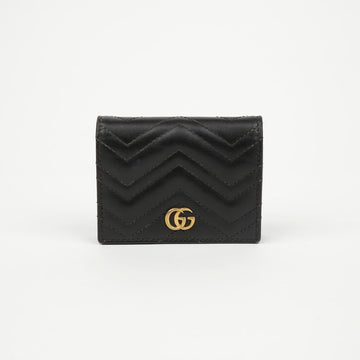 Gucci Matelassé Black Card Holder 156725482