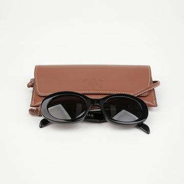 Celine Triope Oval Sunglasses 156730838