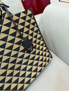 PRADA Symbol Jacquard Tote Bag 157120550 [P]