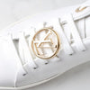 Louis Vuitton Circle Frontrow Gold Sneakers White 37(240) 157120638 [P]