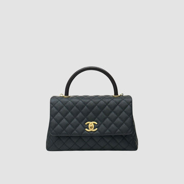 CHANEL Coco Handle Schwarze Medium Tote Tasche 29 157120639