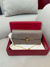 Salvatore Ferragamo Gancio Gancini Chain Shoulder Bag 157120655 [P]