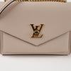 Louis Vuitton Grained Leather Chain Bag Gray 156821610 [P]