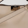 Fendi Medium Peekaboo Iconic Essential Tote Shoulder Bag Ivory Silver Tone 156932960 [P]