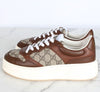 GUCCI Embroidered Sneaker Braun 7 (260) 157120726 [P]