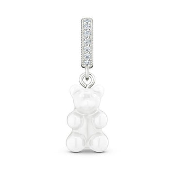 Crystal Haze Jewelry Crystal Haze Nostalgia Haribo Bear Powder Silver Cubic Pendant 41549743