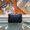 CHANEL Pearl Logo Chain Flap Bag Black Gold AS5011 157120839 [P]
