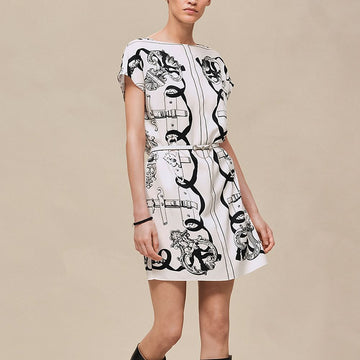 HERMES Silk-Kleid 157120841
