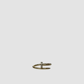 Cartier Juste un Clou Diamond Small Ring 18K Rose Gold Size 51 157121003