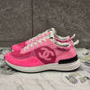 CHANEL Block Sneakers Pink 37.5(245) 157121044 [P]
