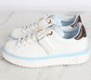 Louis Vuitton Velcro Timeout Sneakers White Blue 36(230) 157121171 [P]