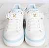Louis Vuitton Velcro Timeout Sneakers White Blue 36(230) 157121171 [P]