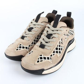 CHANEL Mixed Fiber Suede Sneakers 37(240) 157121232