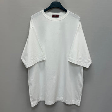 Gucci Embroidered Logo Cotton T-Shirt 157121361