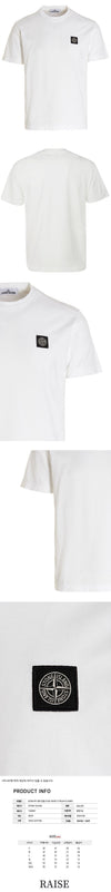 Stone Island Logo T-Shirt White V0001 771524113 51339786 [P]