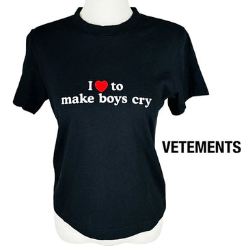 VETEMENTS Männer T-Shirt mit Logo UAH21TR569 schwarz 157121512