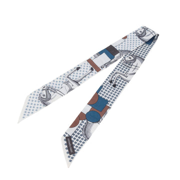 Hermes Cavalier Twilly Silk Scarf 37316-2 157124046
