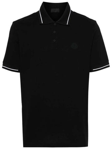MONCLER ロゴパッチ半袖カラT 133041576