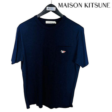 Maison Kitsune Tricolor Fox Patch Pocket Short Sleeve T-Shirt 157125346