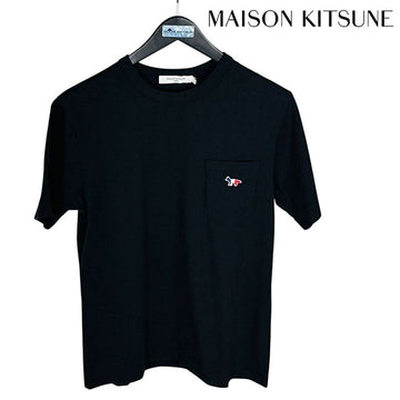 MAISON KITSUNE トリコロールフォックスパッチポケット半袖Tシャツ 157126488