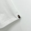 BAPE ABCカモ カレッジ 半袖Tシャツ ホワイト グリーン (001TEM301013M WHXGR) 157128833 [P]