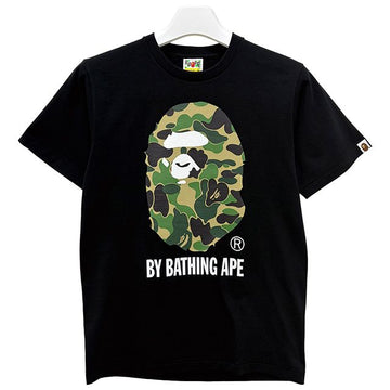 BAPE ABC Camo T-Shirt mit Kurzarm Schwarz Grün 157128850