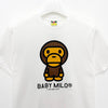 BAPE ベイビー マイルロ 半袖Tシャツ ホワイト (002TEM301001M WHITE) 157128901 [P]